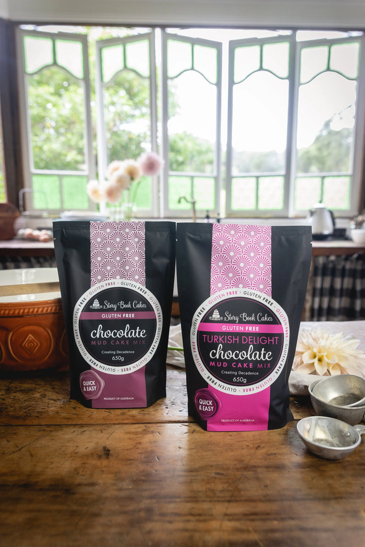 Gluten Free Gift Pack - With 2 x GF Mud Cake Mixes and 3 x GF Cake in a mug mixes