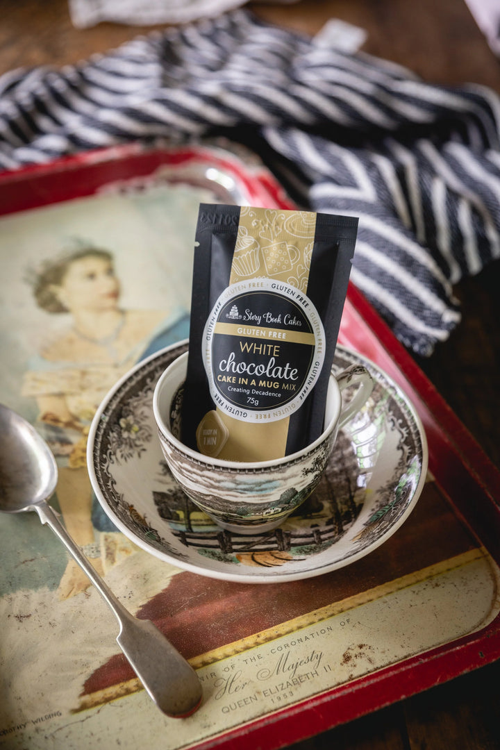 Gluten-Free White Chocolate Mud Cake in a Mug 75g