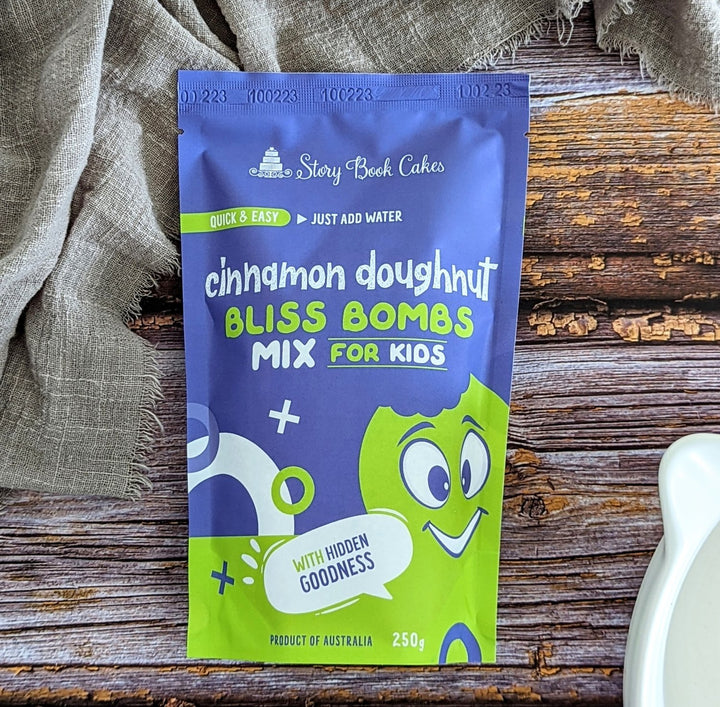 Cinnamon Doughnut Bliss Bomb Mix - For Kids - With Hidden Goodness 250g