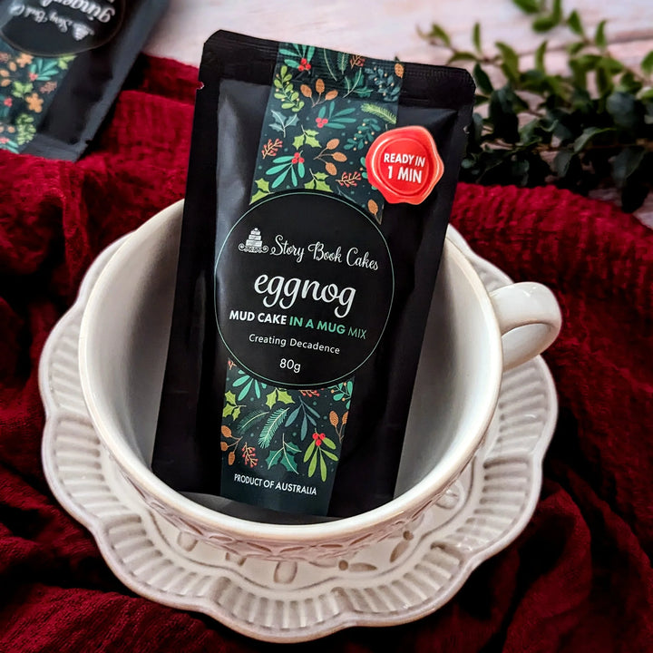 Limited Edition Eggnog Mud Cake in a Mug 80g