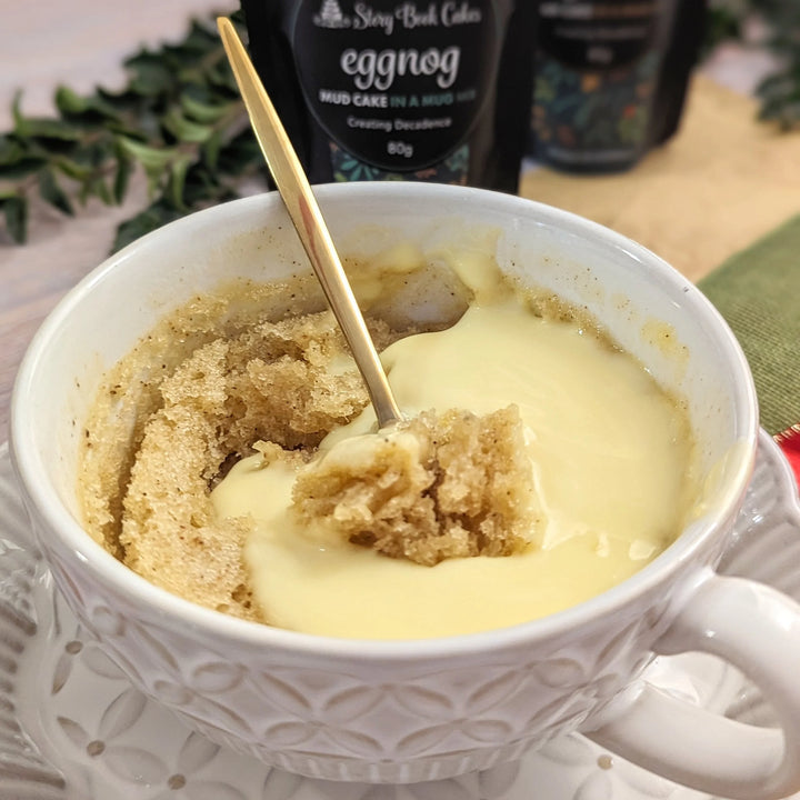 Limited Edition Eggnog Mud Cake in a Mug 80g