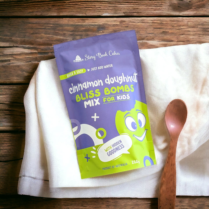 Cinnamon Doughnut Bliss Bomb Mix - For Kids - With Hidden Goodness 250g
