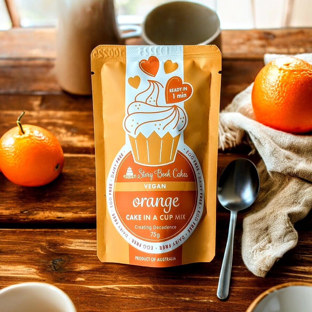 Orange Vegan Cake in a Cup 75g