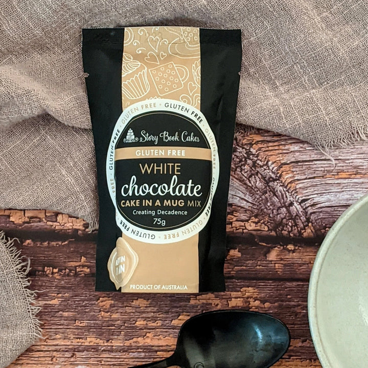 Gluten-Free White Chocolate Mud Cake in a Mug 75g