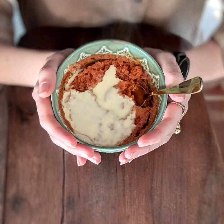 On The Naughty List gift bag with 3 x Mud Cake in a Mug