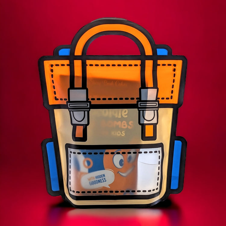 Kids Bliss Bomb Pack - 3 x Bliss Bomb Mixes plus a measuring cup in a reusable zip lock bag