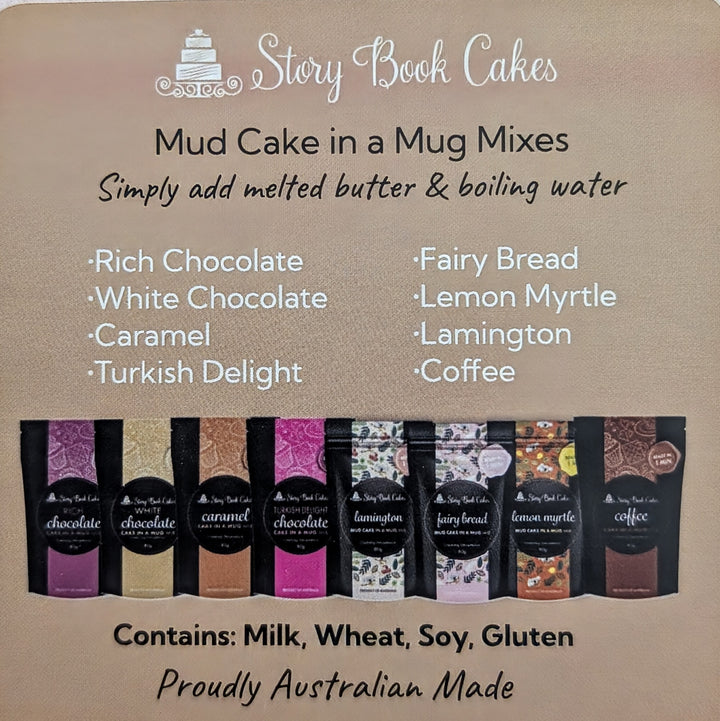 WS Just For You Gift Box x 8 Mud Cake in a Mugs