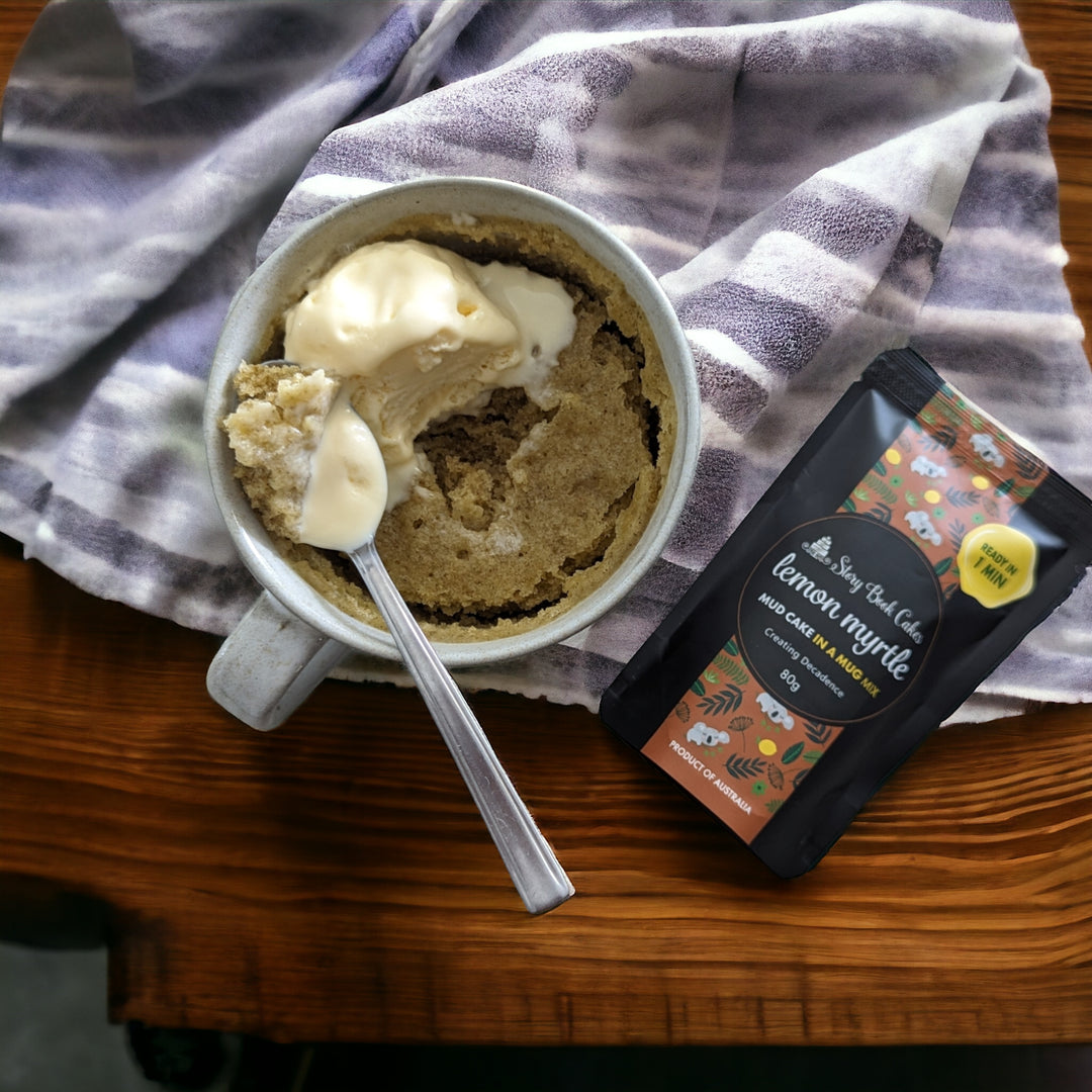 Australian Cake in a Mug Gift Bag - 3 x Aussie flavour cake in a mugs