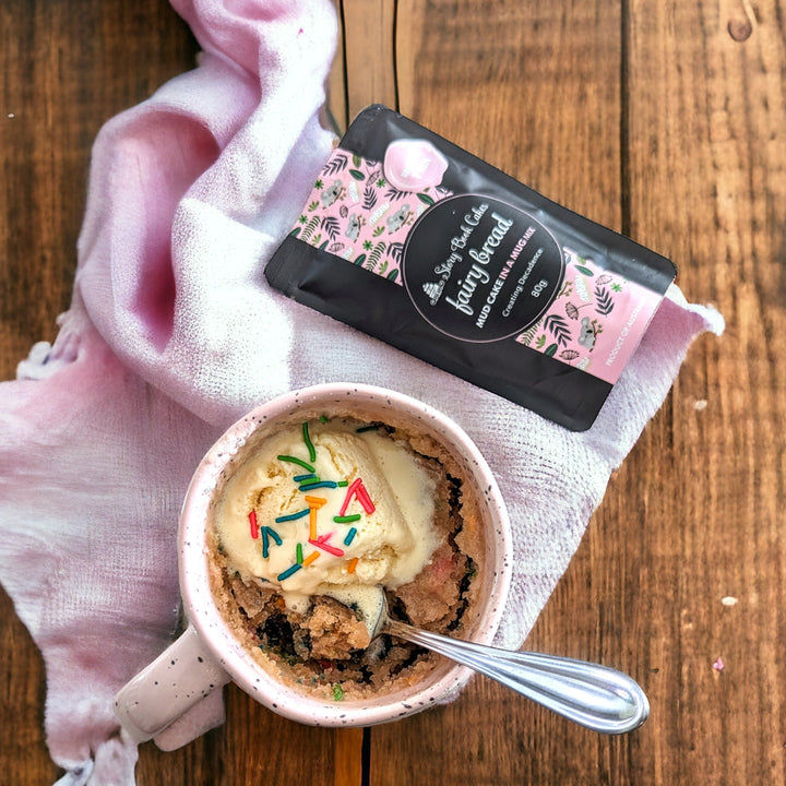 Fairy Bread Mud Cake in a Mug 80g