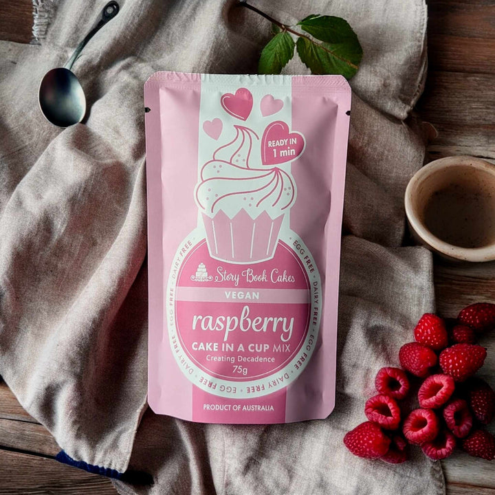 Raspberry Vegan Cake in a Cup 75g