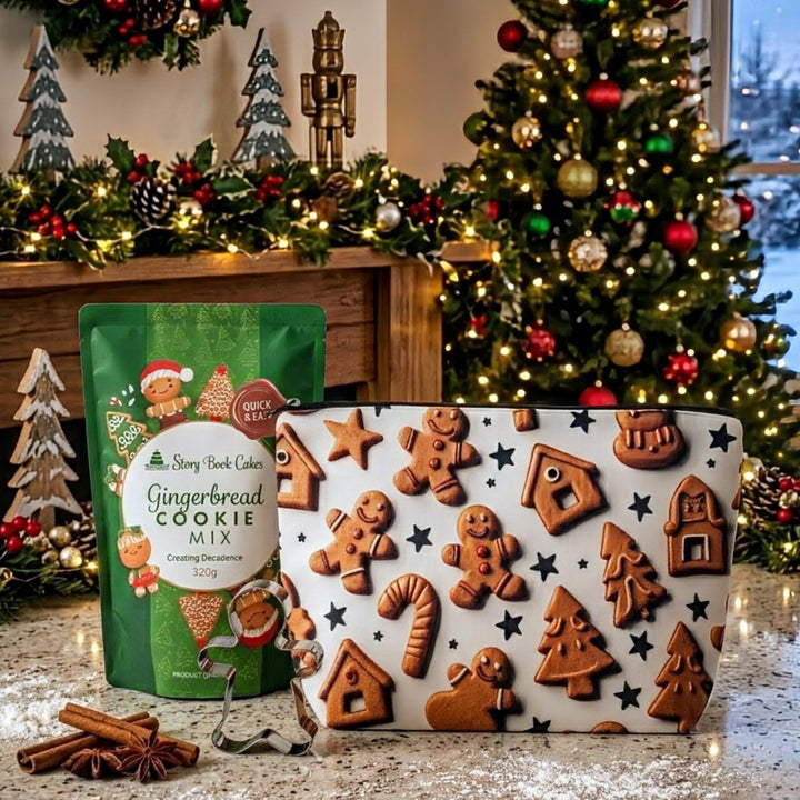 Gingerbread Cookie Set - Cookie Cutter & Zip Up Bag