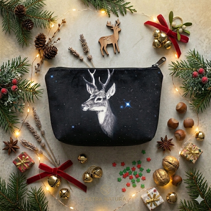 Starry Antler Zip Up Gift Bag Set - 3 x Mud Cake in a Mugs, Pick your own flavours
